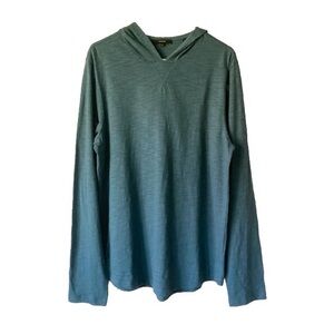 New Vince Green Blue 100%Cotton Unisex Hoodie size M